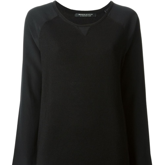 Scotch&Soda Raglan Contrast Sleeve sweater dress - Picture 3 of 7